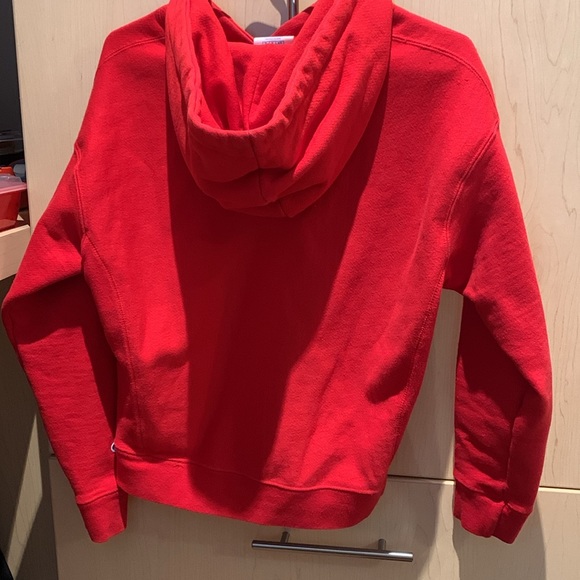 Lightly worn red Champion Reverse Weave Hoodie - Picture 2 of 3